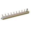 CinDWood Looms 1" 10 peg afghan square/ washcloth square loom Tan