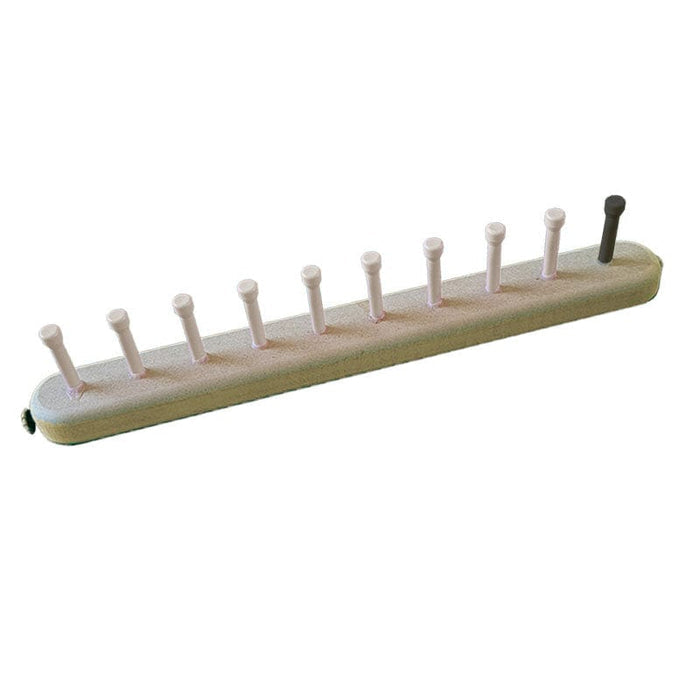 CinDWood Looms 1" 10 peg afghan square/ washcloth square loom Tan