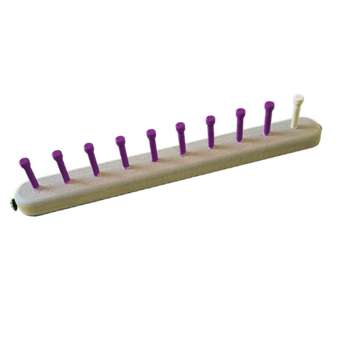 CinDWood Looms 1" 10 peg afghan square/ washcloth square loom Purple