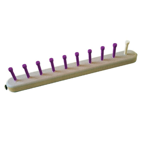 CinDWood Looms 1" 10 peg afghan square/ washcloth square loom Purple