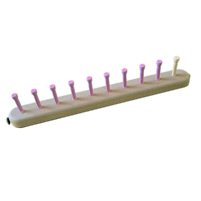 CinDWood Looms 1" 10 peg afghan square/ washcloth square loom Pink