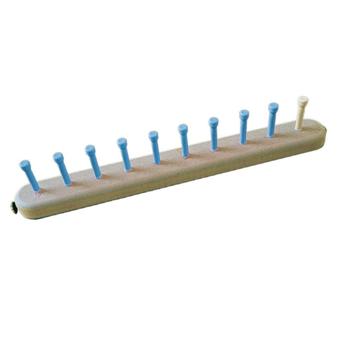 CinDWood Looms 1" 10 peg afghan square/ washcloth square loom Blue