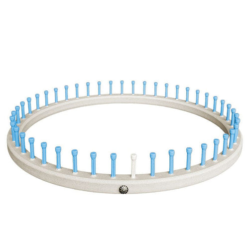 CinDWood Looms 1" gauge 45 peg Small round Afghan Knitting Loom Looms
