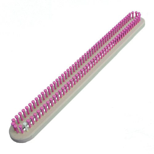 1/2" 100 pegs 24" Oval/Panel Afghan Knitting Loom Pink