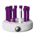 CinDWood Looms 1/2" 12 peg Preemie Slipper Knitting Loom Purple Looms