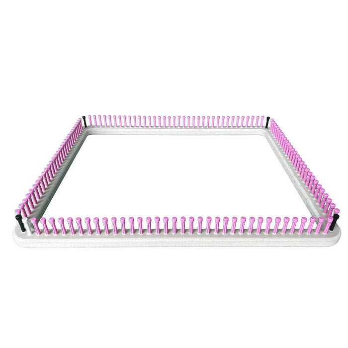 CinDWood Crafts 1/2" 132 peg Placemat Weaving/Afghan Knitting Loom (loom only) Pink Looms