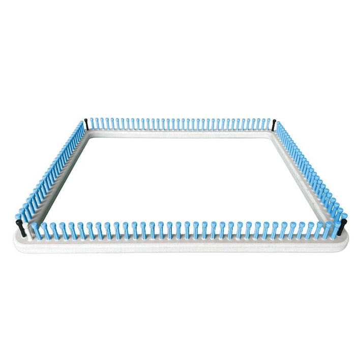CinDWood Crafts 1/2" 132 peg Placemat Weaving/Afghan Knitting Loom (loom only) Blue Looms