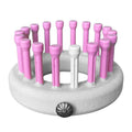 CinDWood Looms 1/2" 18 peg Small Baby Slipper Knitting Loom Pink Looms
