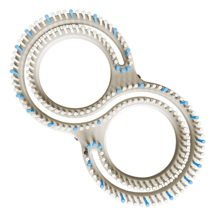 CinDWood Looms 1/2" 184 peg 48" (Full Size) Universal Knitting S-Loom Blue Adjustable Looms