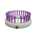 1/2" 27 peg Youth Slipper Knitting Loom Purple