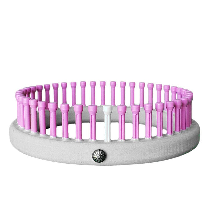 CinDWood Looms 1/2" 44 peg Child Hat Knitting Loom 2-6 yrs Pink Loom