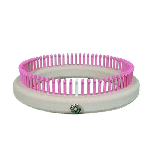 1/4" 70 peg Newborn Hat Knitting Loom 5-8lbs Pink