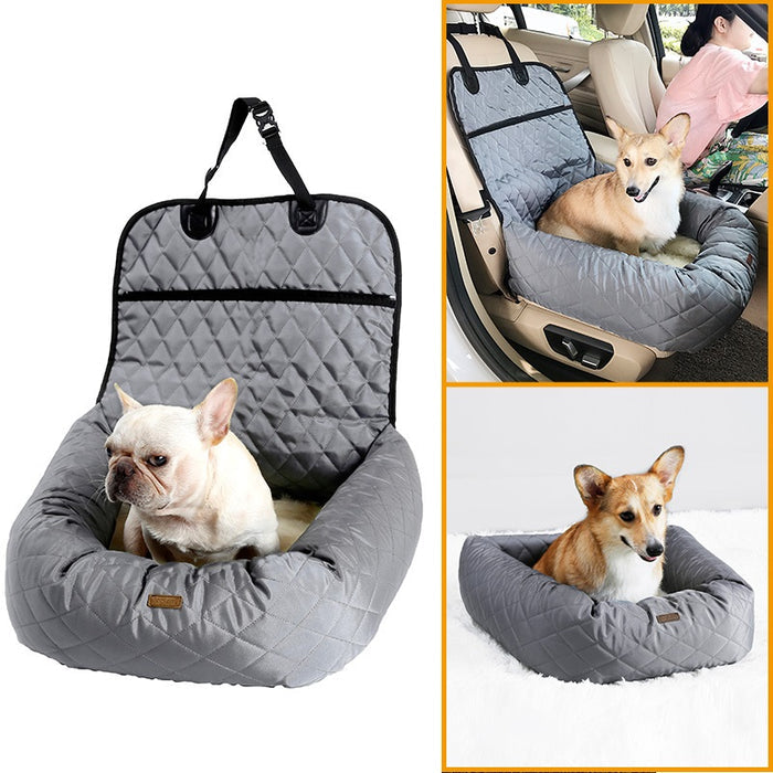 2 In 1 Pet Dog Carrier Folding Car Seat Pad Thickened Multi-purpose Pet Bed Dog Car Mattress Pets Supplies by Ricaloux