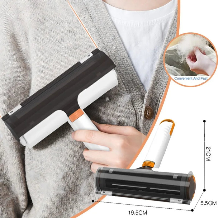 2 In 1 Pet Hair Removal Roller Multifunctional Portable Washable Hair Removal Brush Pet Supplies by Ricaloux