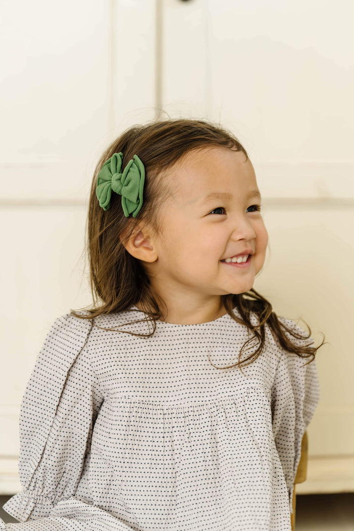 2 Pack Spandex/Nylon Baby Fab Clips One Size: petal-Baby Bling Bows