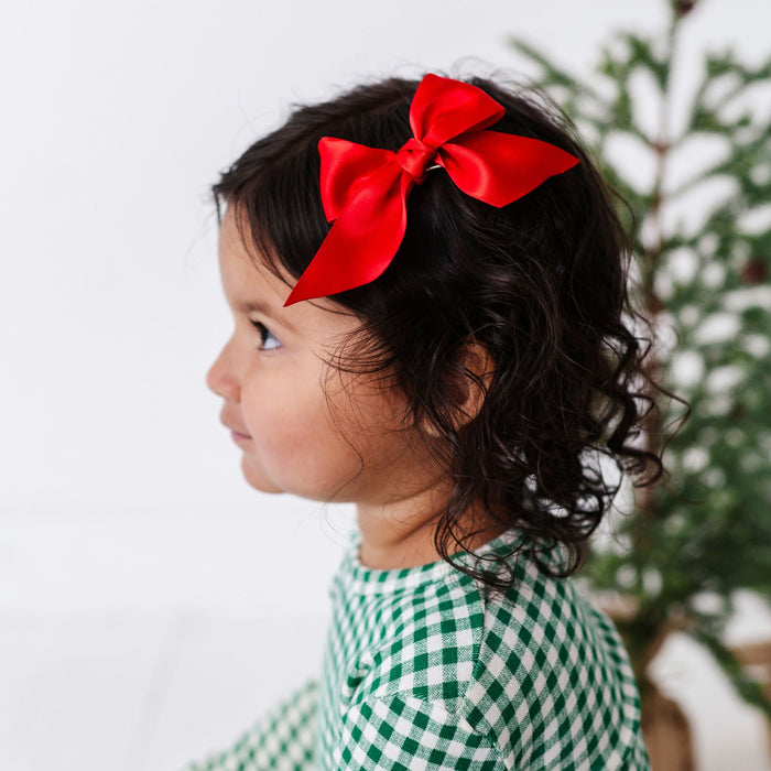 2pk Satin Baby Bloom Clips