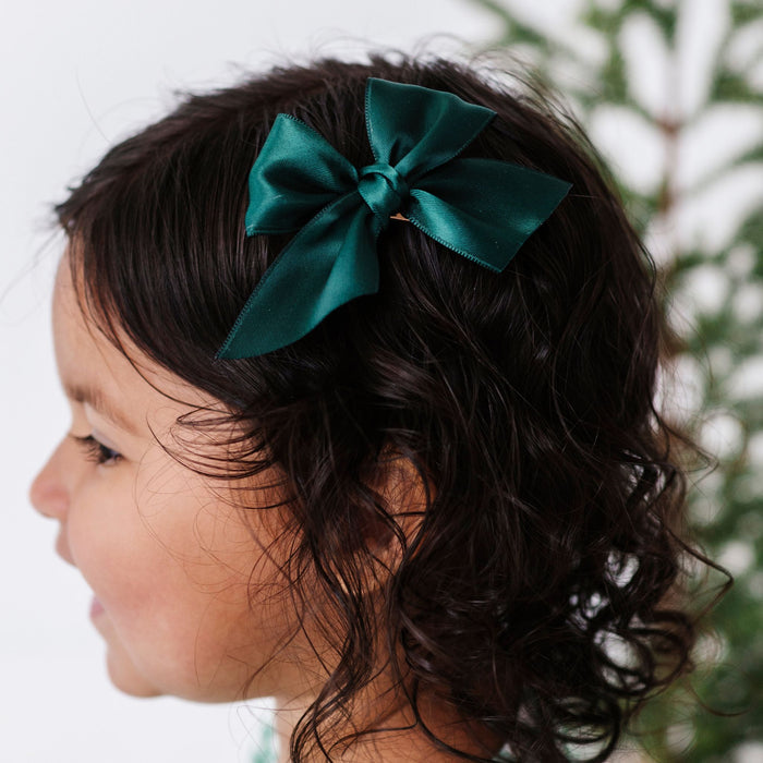 2pk Satin Baby Bloom Clips