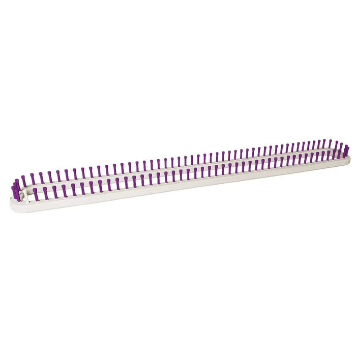 CinDWood Looms 3/4" 100 peg 4"x35" Rectangular Afghan Loom Purple Loom