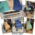 3/4" 60 peg Small Round Afghan Loom Wheelchair Lapghan + 3 epattern Bundle
