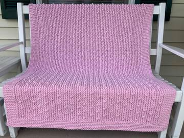 Laurie Schue Bundle 3/4" 80 peg Large Round Afghan Loom (Blue Pegs) + 3 Afghan Pattern Bundle Loom