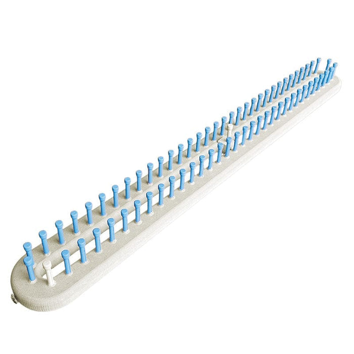 CinDWood Looms 3/4" gauge 24" Oval/Panel Afghan Knitting Loom Blue Adjustable Looms
