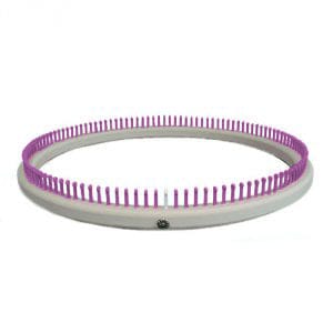 3/8" 120 pegs: Small Round Afghan Knitting Loom Purple