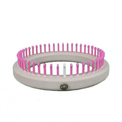 3/8" 48 peg Newborn Hat Knitting Loom 5-8lbs Pink