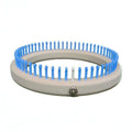 3/8" 60 peg Child Hat, Small Gauge Knitting Loom Blue