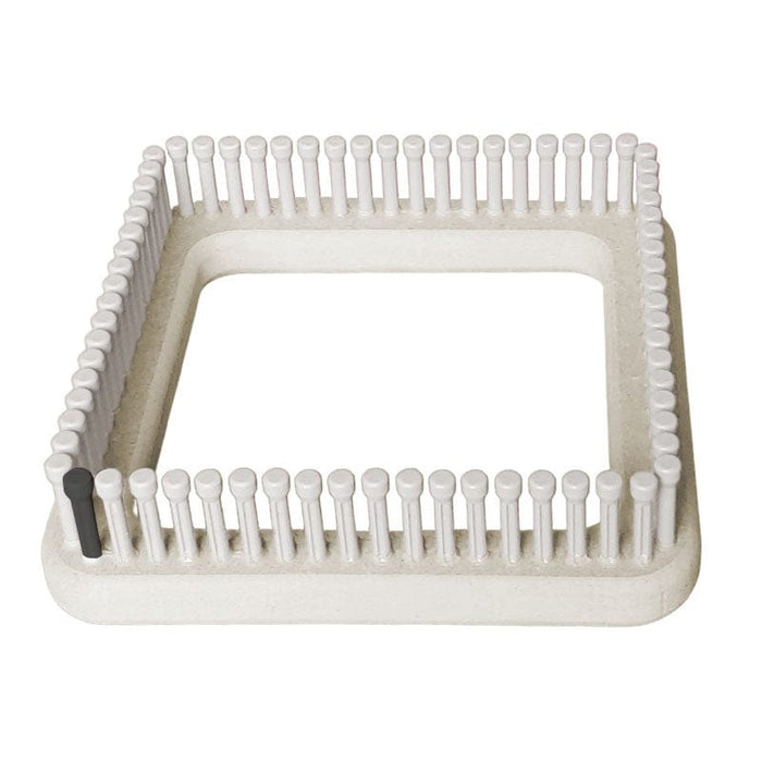 CinDWood Looms 3/8" Small 72 peg 7" Hot Pad/ Potholder Loom (LOOM ONLY) Tan