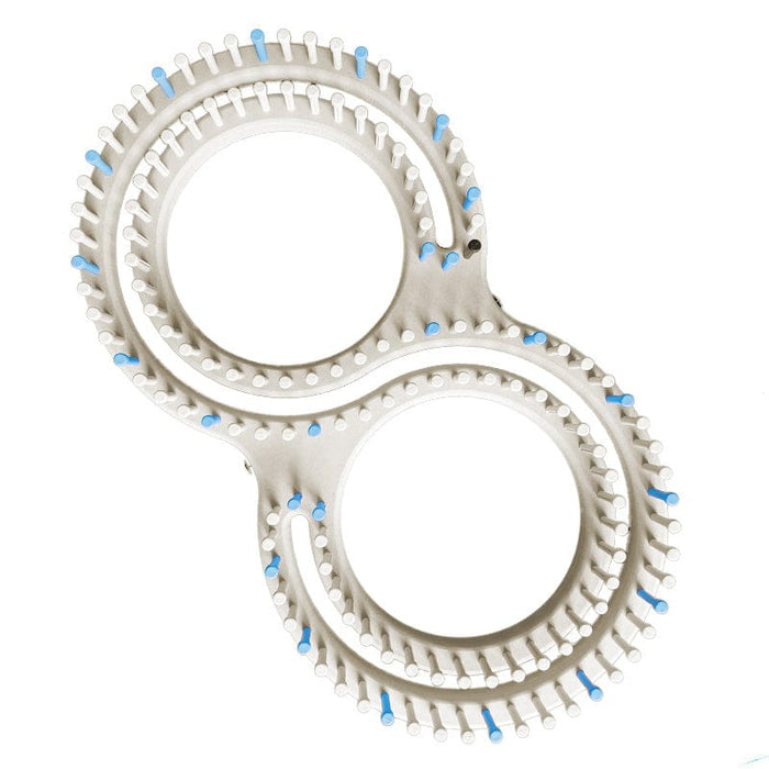 CinDWood Looms 5/8" 144 pegs 48" (Full Size) Universal S Knitting Loom Blue Adjustable Looms