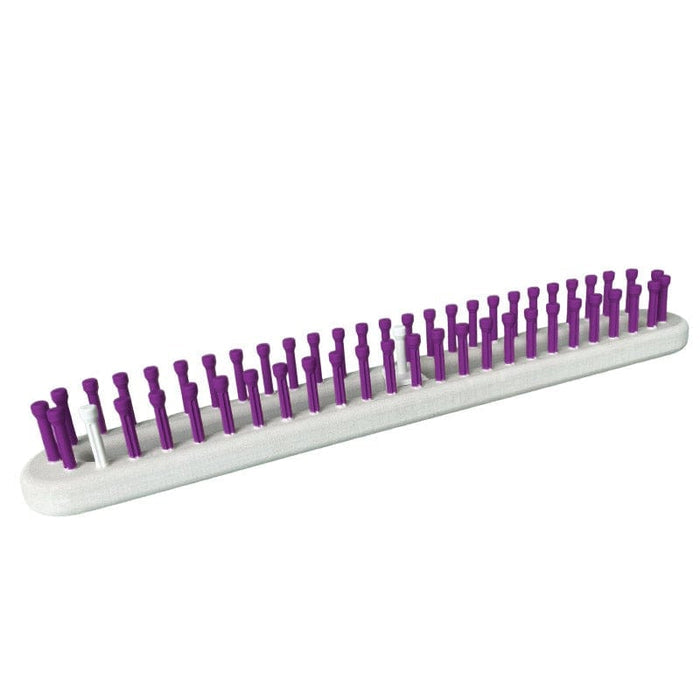 CinDWood Looms 5/8" 52 Peg 15" Universal Hat/Scarf Loom Purple Adjustable Loom