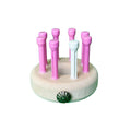 CinDWood Looms 5/8" 8 peg Flower Knitting Loom Pink Looms