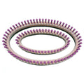5/8" Oval Cowl 2 pc Knitting Loom Set Purple