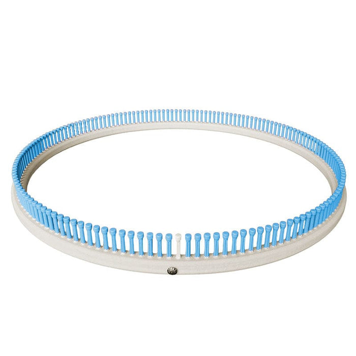CinDWood Looms 7/16" 160 peg XL 22" Round Afghan Loom Blue Loom