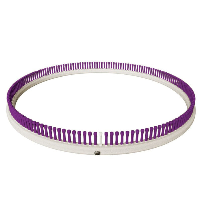 CinDWood Looms 7/16" 160 peg XL 22" Round Afghan Loom Purple Loom