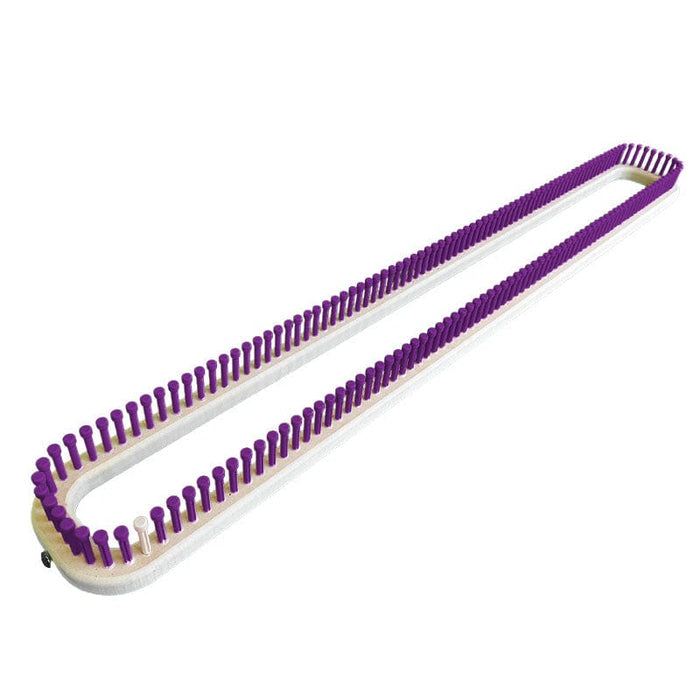 CinDWood Looms 7/16" 168 peg 4 x 35"  Rectangular Afghan Loom Purple Looms