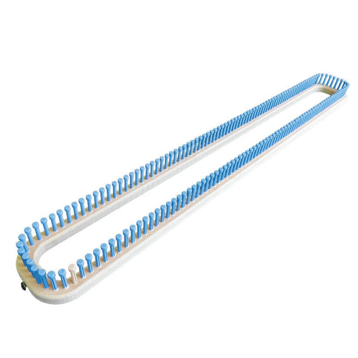 CinDWood Looms 7/16" 168 peg 4 x 35"  Rectangular Afghan Loom Blue Looms
