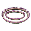 1/2" Oval Cowl 2 pc Knitting Loom Set Purple