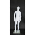 8-10 Year Old Matte White Child Mannequin MM-CB10E-WT