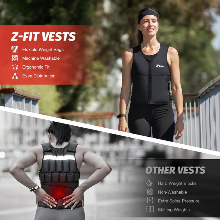 Adjustable Soft Iron-weighted Vest Suitable For Both Men And Women by Ricaloux