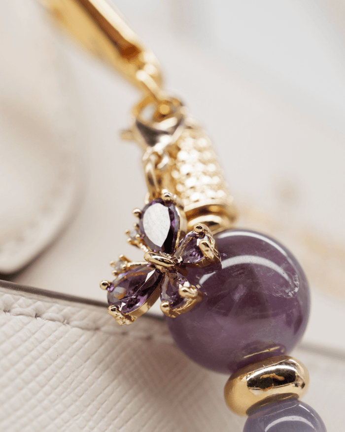 18KT Gold plated micro pavé butterfly charm