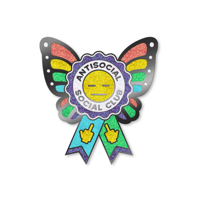 Anti-Social Ribbon Pin, What's Your Passion Jewelry