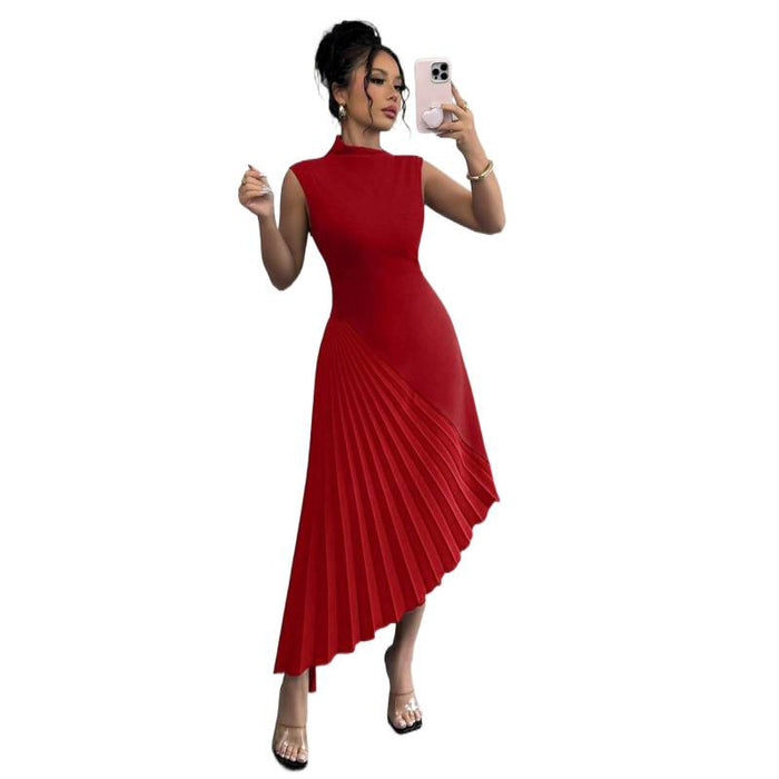 Asymmetric Sleeveless Casual Holiday Dress For Women – Premium 0 | RICALOUX