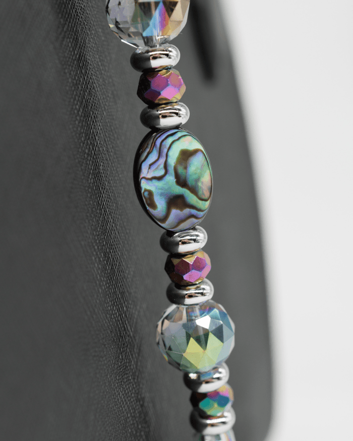 Genuine abalone shell center bead