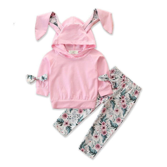 Autumn Clothes Trendy Boy Girl Bunny Ear Hoodie - RICALOUX