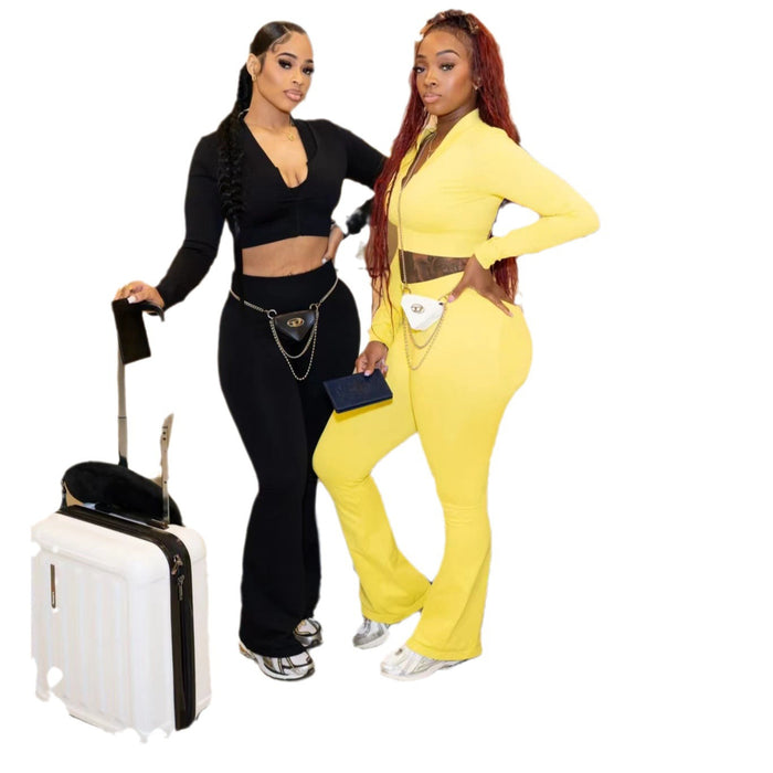 Autumn Sporty-casual Set Tight-fitting With A Defined Waist – Premium 0 | RICALOUX