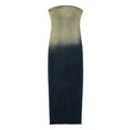 Back-zip Denim Bandeau Dress by Ricaloux