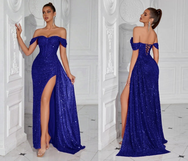 Best-selling Beaded Strapless Sexy Dress For Women – Premium 0 | RICALOUX