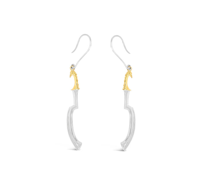 Blade of Anubis Earrings, Avital's Armory *RETIRED*