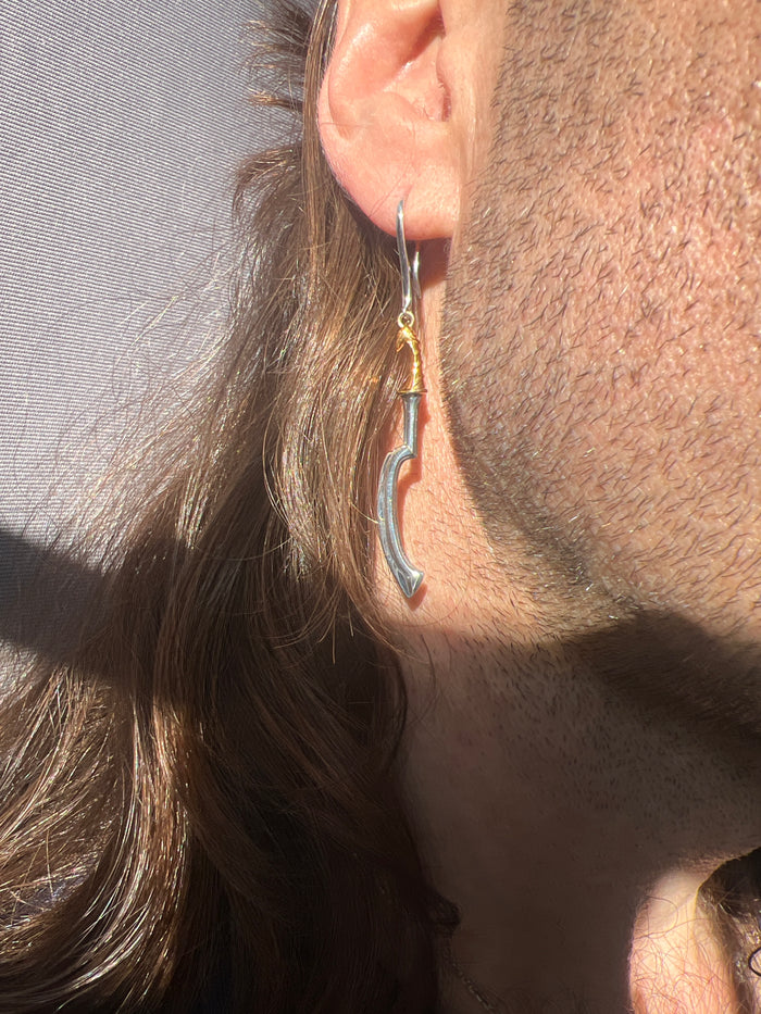 Blade of Anubis Earrings, Avital's Armory *RETIRED*
